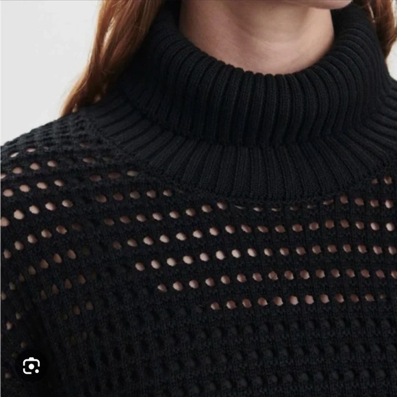 Varley Jody Zip Hem Relaxed Rollneck Sweater - Picture 3 of 4